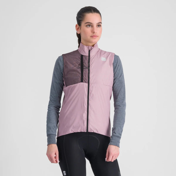 SUPERGIARA LAYER W VEST    1122038-555 | Couleur :  MAUVE    FEMMES