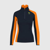 FEDERA HALF-ZIP W FLEECE  VULCAN/VIBRANT ORANGE | 2532022-013   2024-25