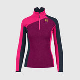 FEDERA HALF-ZIP W FLEECE  BOYSENBERRY/PINK/VULCAN | 2532022-054       2024-25