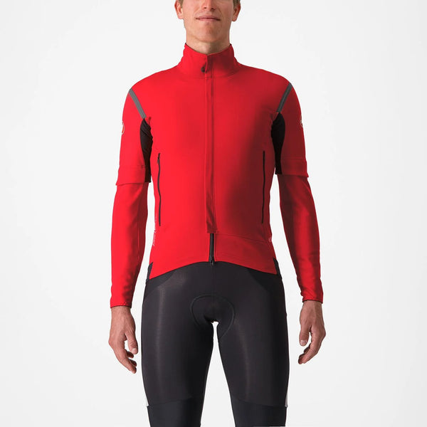 PERFETTO RoS 2 CONVERTIBLE JACKET Couleur : ROUGE RICHE/REFLEX NOIR  | 4522510-645  2025