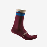 GARA THERMAL 18 SOCK   Color: DEEP BORDEAUX/LIGHT STEEL BLUE  | 4524531-625       2025