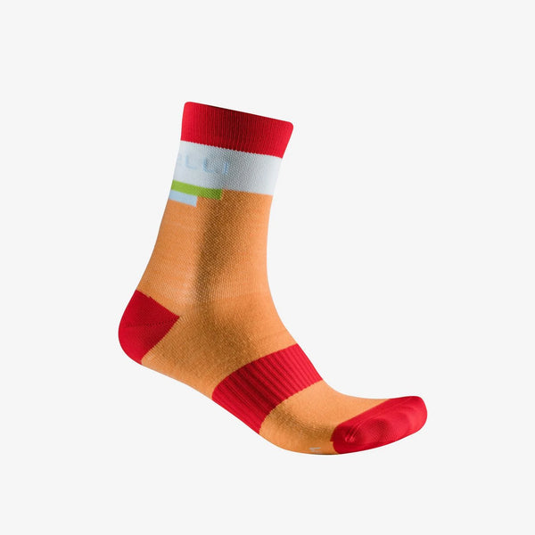 VELOCISSIMA 2 THERMAL SOCK FEMME  Couleur : ORANGE DOUX/HIBISCUS/BLANC  | 4524558-866     2025