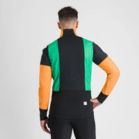 APEX JACKET  0423534-002       Couleur :  NOIR/BLANC/VERT/JAUNE Coupe :  Aéro                   2025