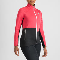 ENGADIN W JACKET  0423549-228   Couleur :  ROSE FRAMBOISE/BLEU GALAXIE Coupe :  ample     2025