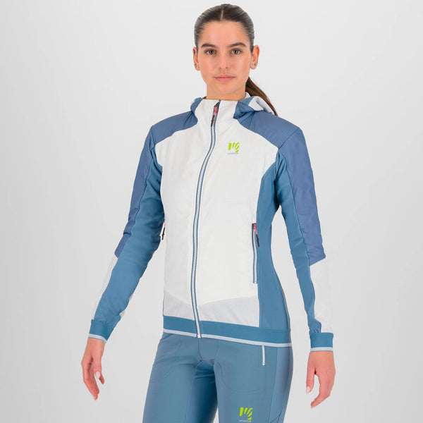 ALAGNA PLUS EVO W JACKET BRIGHT WHITE/SPRING LAKE | 2501016-034     2024-25