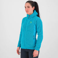 ROCCHETTA W HOODIE FLEECE   BLUE ATOLL | 2532021-071      2024-25