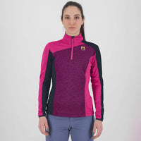 FEDERA HALF-ZIP W FLEECE  BOYSENBERRY/PINK/VULCAN | 2532022-054       2024-25