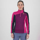 FEDERA HALF-ZIP W FLEECE  BOYSENBERRY/PINK/VULCAN | 2532022-054       2024-25