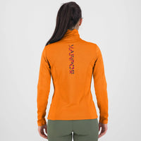 PIZZOCCO W HALF ZIP VIBRANT ORANGE | 2500710-013               2024-25