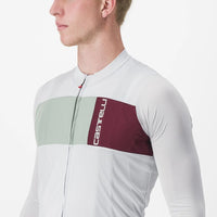 PROLOGO 7 LONG SLEEVE JERSEY   couleur: GRIS ARGENT/DEFENDER VERT-BOR  | 4522024-870