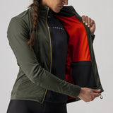 VESTE GO W Couleur: VERT MILITAIRE/ROUGE FIERY/SAFRAN  | 4521540-075