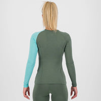 DINAMICO MERINO 130 W JERSEY LS   THYME/AQUA SKY | 2532050-024  2024-25