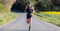 Combinaison de triathlon manche courte LEAF - Femme  COULEUR — Noir  2025