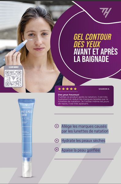 PRE& POST-SWIM EYE GEL/GEL CONTOUR  DES YEUX  AVANT ET APRÈS  LA BAIGNADE  2025