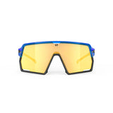 Lunette  rudy  Kelion   Couleur : Kelion Crystal Blue With Multilaser Yellow Lenses