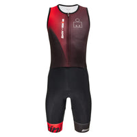 Combinaison de triathlon sans manche IKA IKA - Homme  ROUGE