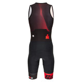 Combinaison de triathlon sans manche IKA IKA - Homme  ROUGE