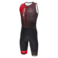 Combinaison de triathlon sans manche IKA IKA - Homme  ROUGE