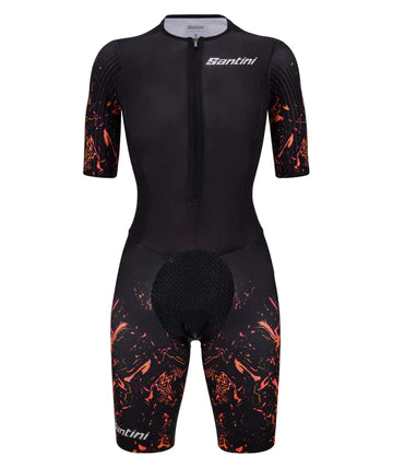 Combinaison de triathlon manche courte (trisuit) VIPER 2.0 - Femme  2025   NOIR