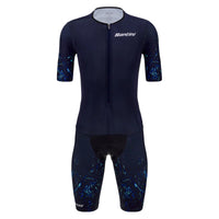 Combinaison de triathlon manche courte (trisuit) VIPER 2.0 - Homme   2025  Couleur — Bleu nautique