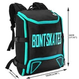 SAC BONT SKATE   Black/Gamma Blue 48x35x17cm  ADULTE