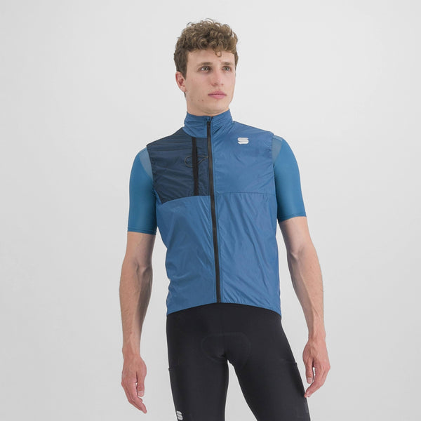 SUPERGIARA LAYER VEST    1122002-464 | BERRY BLUE    HOMMES