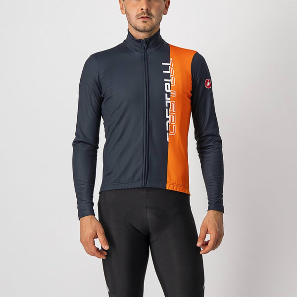 TRAGUARDO JERSEY FZ   Couleur : SAVILE BLUE/BRILLIANT ORANGE  | 4521515-414