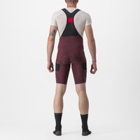 UNLIMITED CARGO BIBSHORT   Color: DEEP BORDEAUX  | 4523020-625