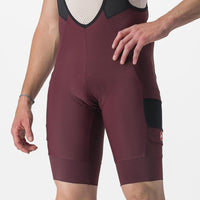 UNLIMITED CARGO BIBSHORT   Color: DEEP BORDEAUX  | 4523020-625