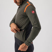 ALPHA RoS 2 LIGHT JACKET  Couleur : MILITARY GREEN/FIERY RED-BLACK  | 4520503-075