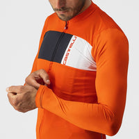 PROLOGO 7 LONG SLEEVE JERSEY   4522024-656 | FIERY RED/LIGHT BLACK-IVORY