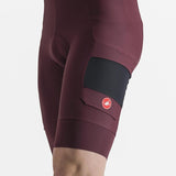 UNLIMITED CARGO BIBSHORT   Color: DEEP BORDEAUX  | 4523020-625