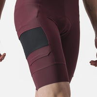 UNLIMITED CARGO BIBSHORT   Color: DEEP BORDEAUX  | 4523020-625