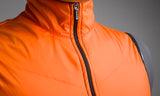 REDUX LITE - GILET COUPE VENT ORANGE/NOIR SLIM