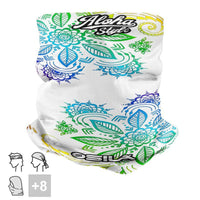 BANDANA TOUR DE COU multifonction SILA ALOHA STYLE Blanc Référence 2558 - Taille Unique - A-BANDANA SILA SPORTS 