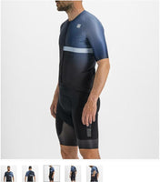 BOMBER JERSEY 1122029-002 | BLACK GALAXY BLUE V-MAILLOT SPORTFUL 