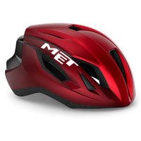 CASQUE MET STRALE ROUGE MÉTALLISÉ BRILLANT   3617  2025