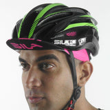 CASQUETTE CYCLISTE SILA - ROSE FLUO TAILLE UNIQUE A-CASQUETTE SILA SPORTS 