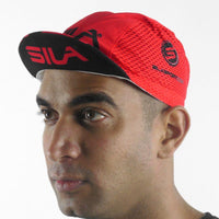 CASQUETTE CYCLISTE SILA - ROUGE TAILLE UNIQUE A-CASQUETTE SILA SPORTS 