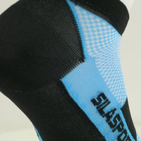 CHAUSETTES SOCQUETTES TECHNICS SILA - BLEU / NOIR 1182 A-SOCQUETTES SILA SPORT 