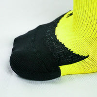 CHAUSETTES SOCQUETTES TECHNICS SILA - JAUNE FLUO / NOIR 1181 A-SOCQUETTES SILA SPORT 