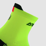 CHAUSSETTES RUNNING ARMOS TALISMAN JAUNE FLUO - COURTES A-CHAUSETTES SILA SPORTS 