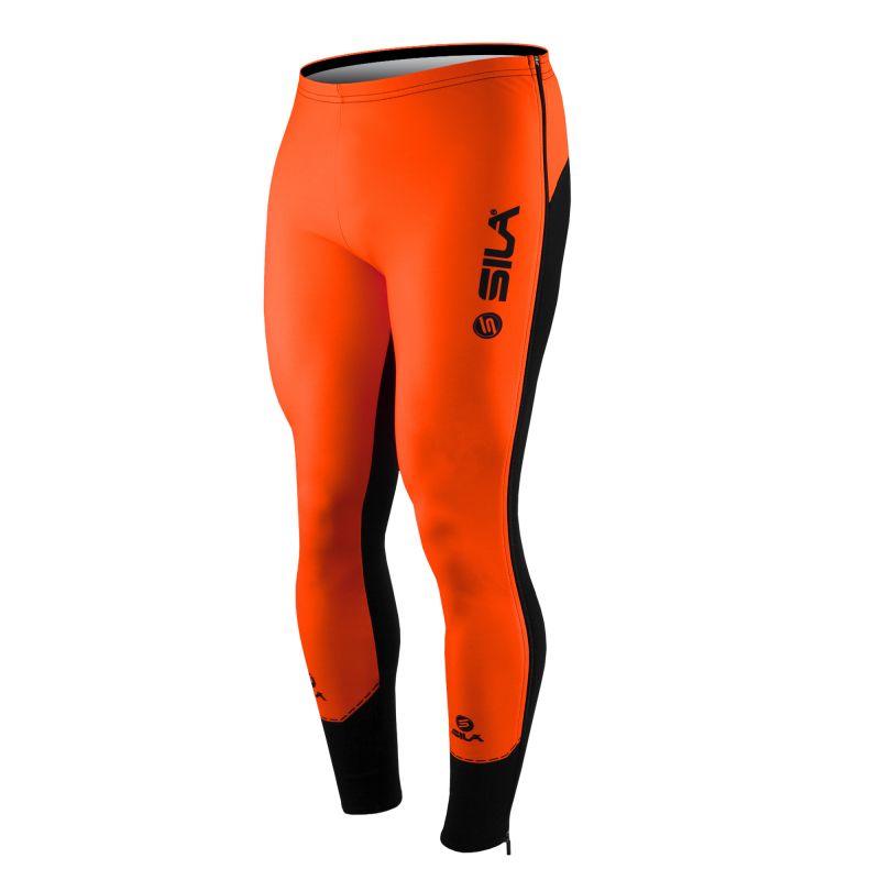 Collant hiver Inca noir/orange long pour Cycliste - C-LAB