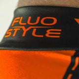 COMBINAISON ROLLER SILA FLUO STYLE 3 ORANGE - Manches Longues V-COMBINAISON SILA SPORT 