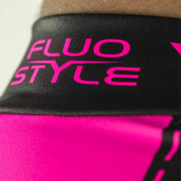 COMBINAISON ROLLER SILA FLUO STYLE 3 ROSE - Manches Longues Référence 2473 V-COMBINAISON SILA SPORT 