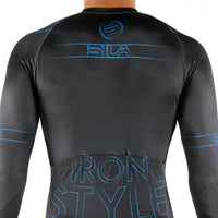 COMBINAISON ROLLER SILA IRON STYLE 2.0 BLEU - MANCHES LONGUES 1824 V-COMBINAISON SILA SPORT 