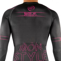 COMBINAISON ROLLER SILA IRON STYLE 2.0 ROSE - MANCHES LONGUES 1823 V-COMBINAISON SILA SPORT 