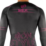 COMBINAISON ROLLER SILA IRON STYLE 2.0 ROSE - MANCHES LONGUES 1823 V-COMBINAISON SILA SPORT 