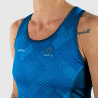 DÉBARDEUR RUNNING FEMME PERFO ARMOS ASTÉRIA EMERAUDE V-DÉBARDEUR SILA SPORTS 