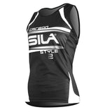 DÉBARDEUR RUNNING FEMME - SILA CARBON STYLE 2 - BLANC 1713 T-DÉBARDEUR SILA SPORT XS BLANC 1713